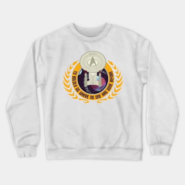 The Final Frontier Crewneck Sweatshirt by BadOdds